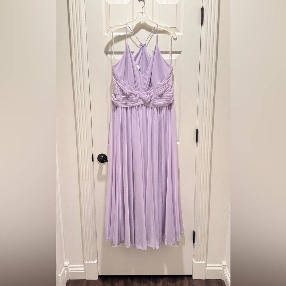 David’s Bridal Elegant Lavender Gown